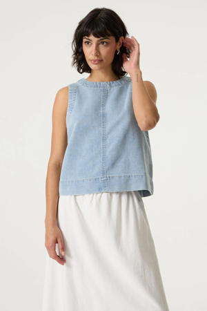 singlet light blue denim