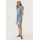 Garcia mini jurk light blue denim