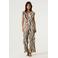 Garcia jumpsuit met zebraprint ecru