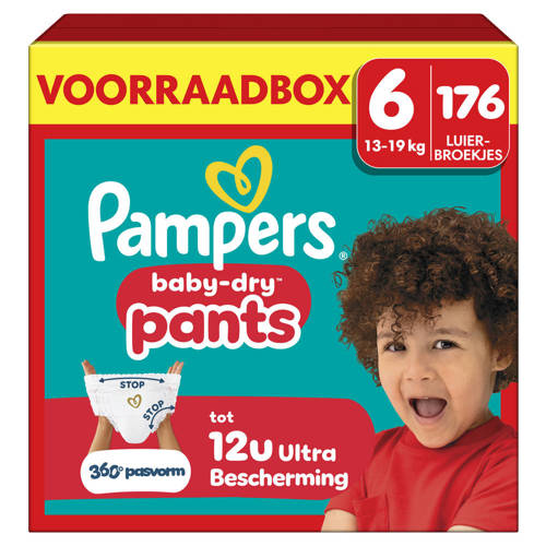 Pampers Baby-Dry Maat 6 voorraadbox 176 luierbroekjes afbeelding