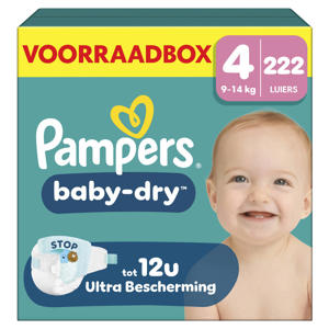 Maat 4 voorraadbox 222 luiers