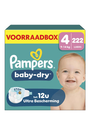 Maat 4 voorraadbox 222 luiers