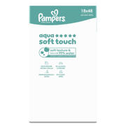 thumbnail: Pampers Aqua Soft Touch Baby Wipes - 18 x 48 stuks