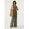 Garcia gilet met textuur - olijfgroen
