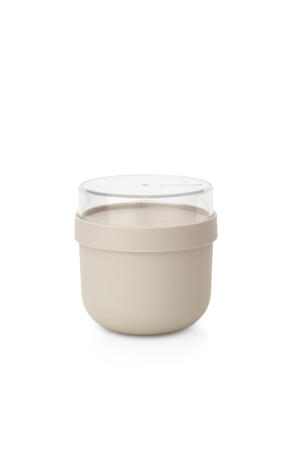 Make & Take yoghurtbeker - 0,5 l - Kunststof - Soft Beige