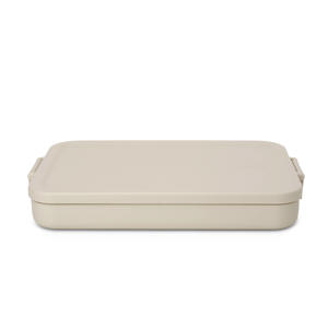 Make & Take lunchbox - Plat - Kunststof - Soft Beige