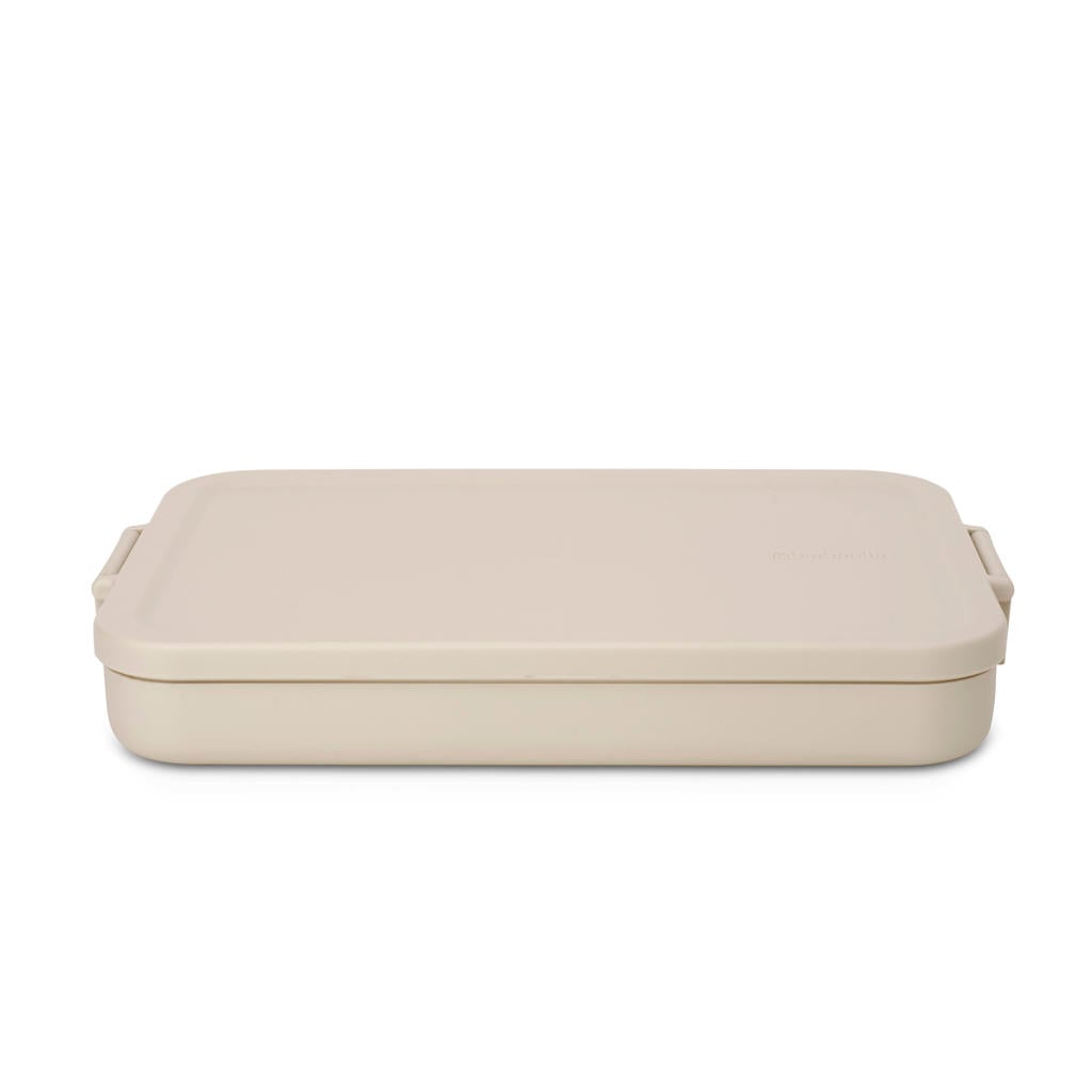 Brabantia Make & Take lunchbox - Plat - Kunststof - Soft Beige