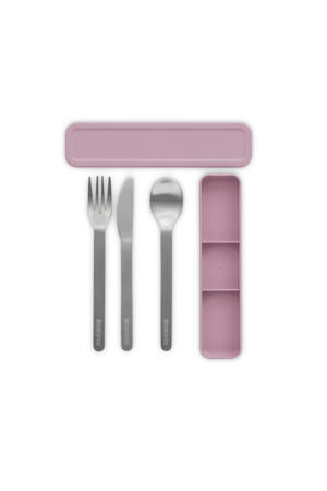 Make & Take bestekset - To Go - 3-delig - Lilac Pink 