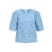 OBJECT top broderie blauw