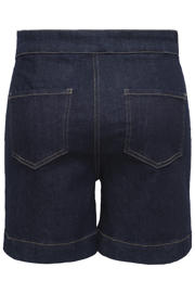 thumbnail: ONLY skinny high waist casual short dark blue denim