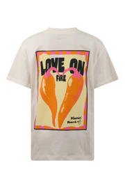 thumbnail: Shoeby T-shirt met backprint ecru