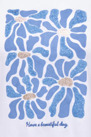 thumbnail: ONLY CARMAKOMA T-shirt met backprint wit