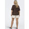 ONLY CARMAKOMA top broderie bruin