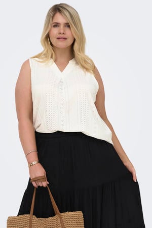 blousetop broderie wit