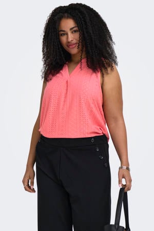 blousetop broderie roze