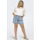 ONLY CARMAKOMA regular waist short light blue denim