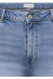 thumbnail: ONLY CARMAKOMA slim regular waist short light blue denim
