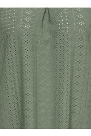 thumbnail: ONLY CARMAKOMA blousetop broderie donkergroen