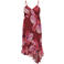 ONLY CARMAKOMA gebloemde zomerjurk rood
