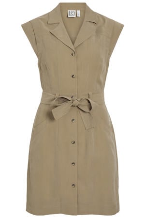 blazerjurk met ceintuur - beige