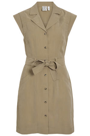blazerjurk met ceintuur - beige