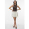 VERO MODA korte rok ecru