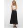 VERO MODA A-lijn rok broderie zwart