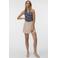 VERO MODA katoenen gestreepte top - donkerblauw