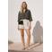 VERO MODA blouse met stippen bruin