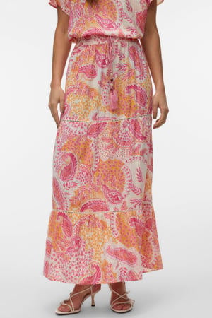maxi rok roze