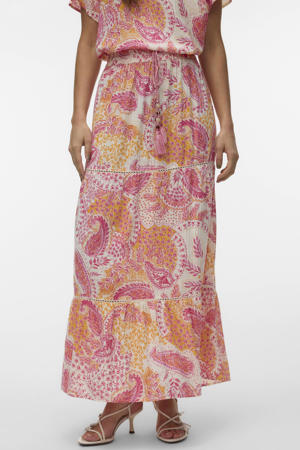 maxi rok roze