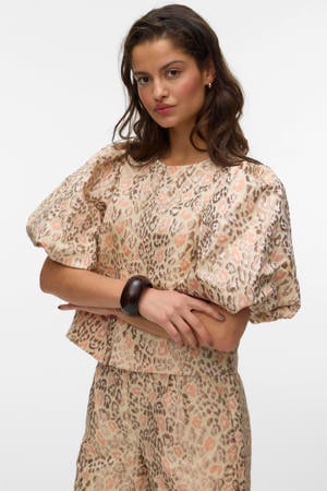 top met lurex goud