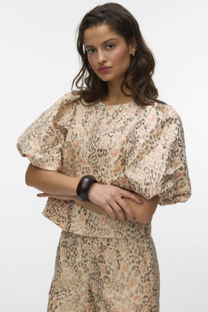 top met lurex goud