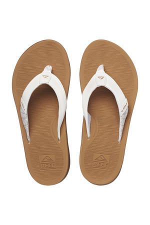 Santa Ana teenslippers wit