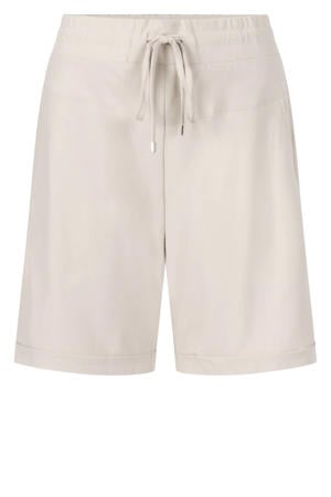travelstof regular waist casual short beige