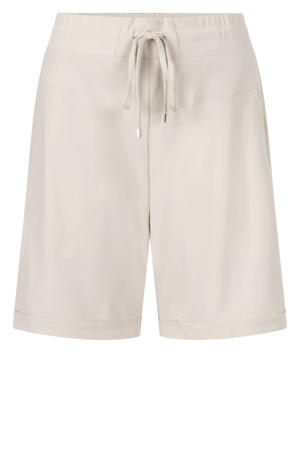 travelstof regular waist casual short beige