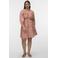 VERO MODA CURVE mini jurk met print - oranje