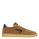 HUB suede sneaker meerkleurig cognac