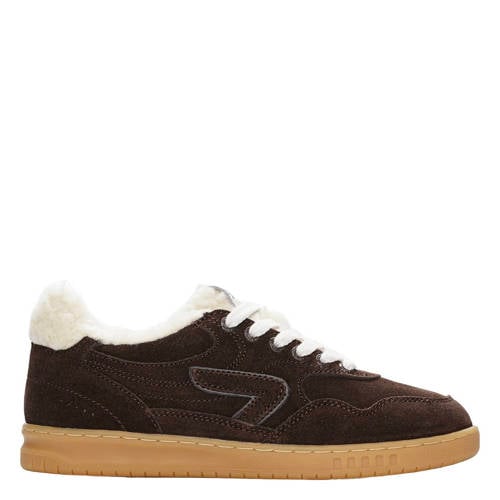 HUB Vancouver S57 suède sneakers donkerbruin
