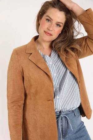blazer Plus Size - camel