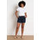 LOLALIZA slim regular waist chino short donkerblauw
