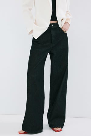 high waist balloonjeans zwart