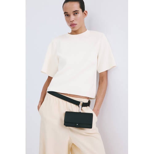 Mango T-shirt ecru afbeelding