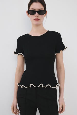 T-shirt zwart