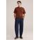 WE Fashion Blue Ridge loose fit jeans donkerblauw