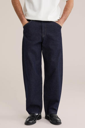 loose fit jeans donkerblauw