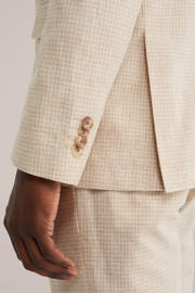 thumbnail: WE Fashion colbert met linnen beige