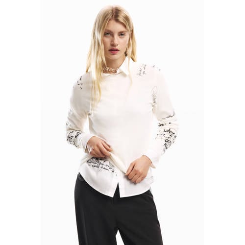 Desigual top wit afbeelding
