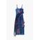 Desigual gebloemde zomerjurk blauw