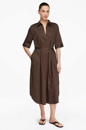 blousejurk donkerbruin